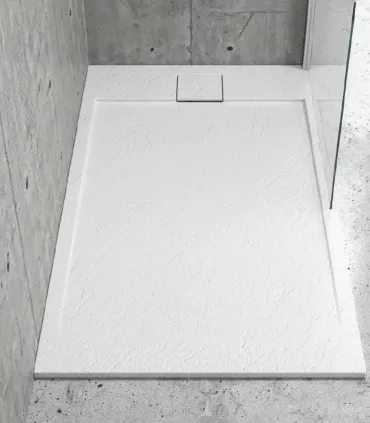 PIATTO DOCCIA MINERALMARMO ROCCIA BIANCO | KARAG | AP SHOP