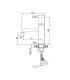 Miscelatore Lavabo "Joan" Cromo e Marmo Nero| Karag | AP Shop