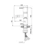 Miscelatore Bidet "Joan" Cromo e Marmo Nero| Karag | AP Shop Online