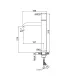 Miscelatore Lavabo Alto Senza Scarico  Joan Marmo Bianco | Karag | AP Shop