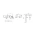 Miscelatore Lavabo Da Incasso "Joan Marmo Bianco" | KARAG | AP Shop