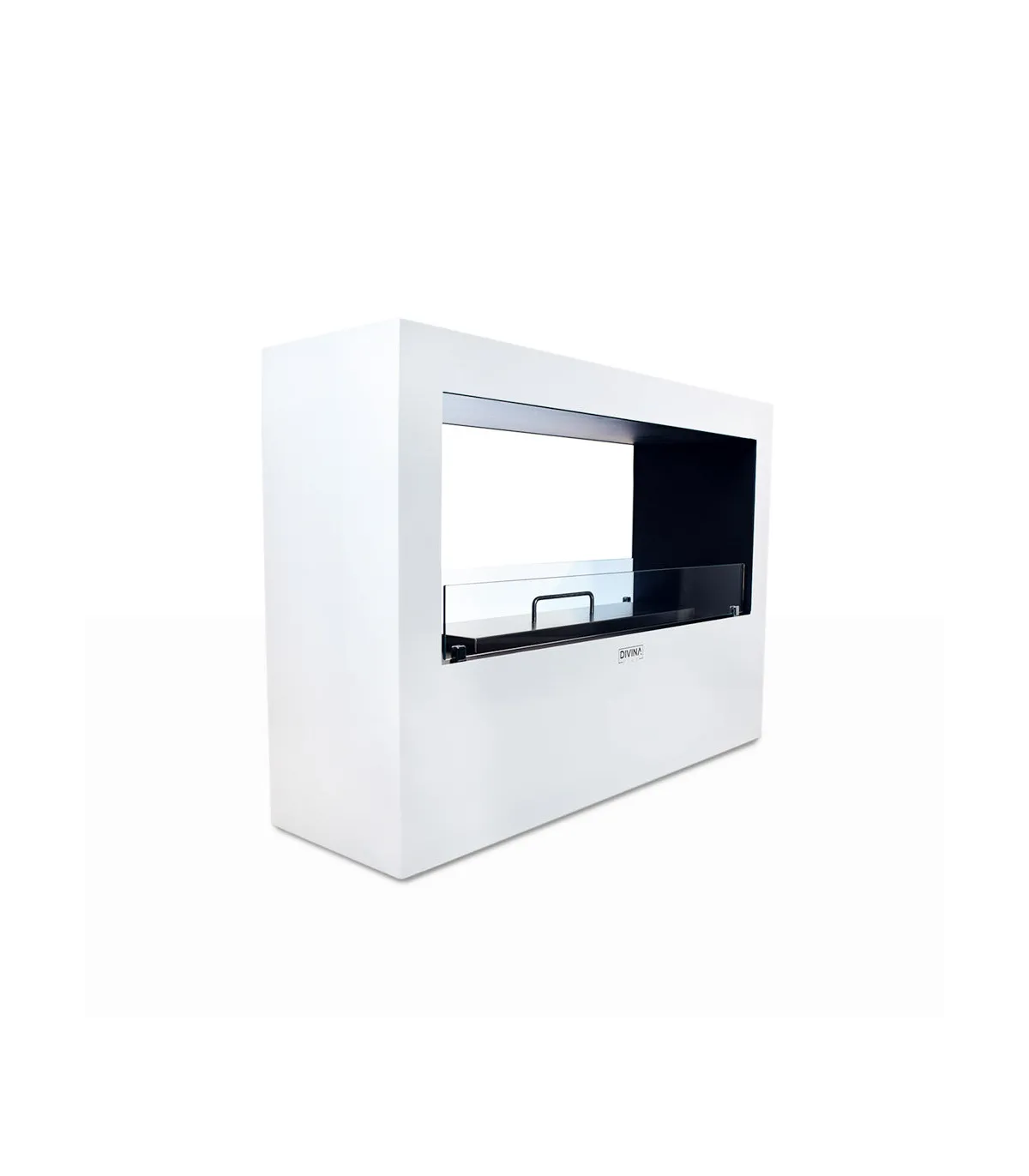 Cheminée Bioéthanol Divina Fire Giotto S - Blanc - Pour Intérieur/extérieur - Neuf En Emballage