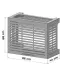 Copricondizionatore copertura per climatizzatore LINEAR M Bianco in alluminio L86 x P44 x H68 cm