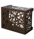 Copricondizionatore copertura per climatizzatore ARTIST Bronzo marrone Corten in alluminio L86 x P44 x H68 cm