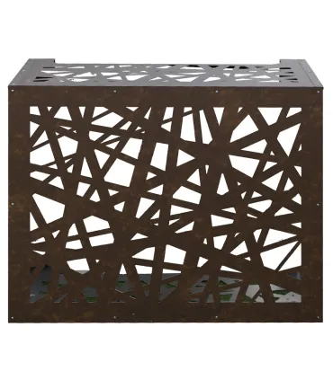 Copricondizionatore copertura per climatizzatore ARTIST Bronzo marrone Corten in alluminio L86 x P44 x H68 cm