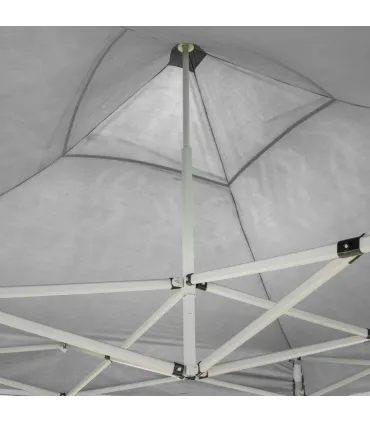 Gazebo richiudibile pieghevole 3 X 6 Bianco ricoperto in PVC impermeabile