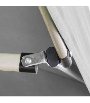 Gazebo richiudibile pieghevole 3 X 4,5 Bianco ricoperto in PVC impermeabile