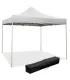 Gazebo richiudibile pieghevole 3 X 3 Bianco ricoperto in PVC impermeabile