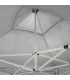 Gazebo richiudibile pieghevole 3 X 3 Bianco ricoperto in PVC impermeabile