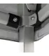 Gazebo richiudibile pieghevole 3 X 3 Bianco ricoperto in PVC impermeabile