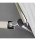 Gazebo richiudibile pieghevole 3 X 3 Bianco ricoperto in PVC impermeabile