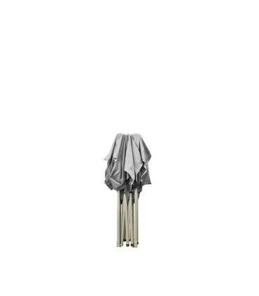Gazebo richiudibile pieghevole 3 X 2 Bianco ricoperto in PVC impermeabile
