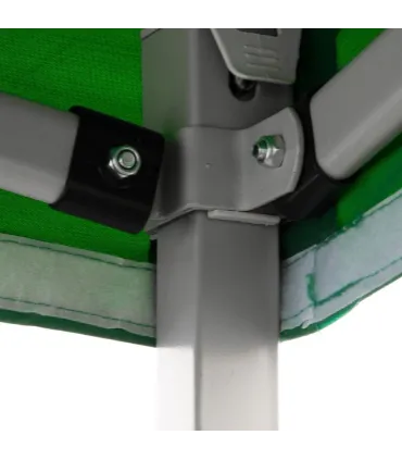 Gazebo richiudibile pieghevole 3 X 3 Verde ricoperto in PVC impermeabile