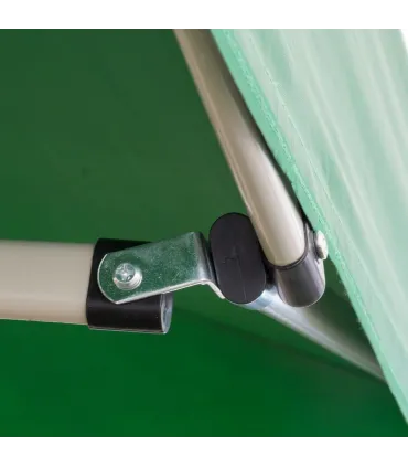 Gazebo richiudibile pieghevole 3 X 3 Verde ricoperto in PVC impermeabile