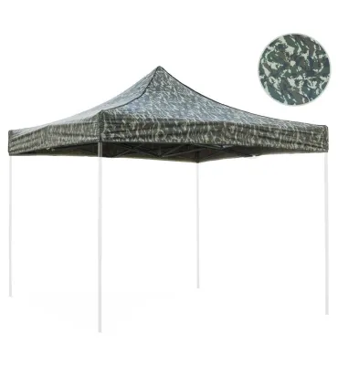 Telo tetto Mimetico militare 3X3 impermeabile per ricambio gazebo richiudibile