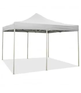 Gazebo richiudibile pieghevole 3 X 6 Bianco ricoperto in PVC impermeabile