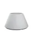 Vaso in resina da esterno interno per piante tondo conico design d.60x35h Stromboli Bianco