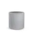 Vaso in resina da esterno interno per piante tondo cilindrico di design d.36x35h Modigliani Beige