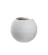 Vaso in resina da esterno interno per piante tondo a sfera di design d.40x33h Botticelli Bianco