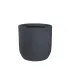 Vaso in resina da esterno interno per piante cilindro di design d.35x34h Raffaello Grigio