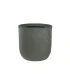 Vaso in resina da esterno interno per piante cilindro di design d.35x34h Raffaello Verde