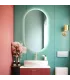 Specchio da bagno ovale retroilluminato reversibile OLIVIA LED 50x90 Made in Italy