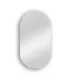 Specchio da bagno ovale retroilluminato reversibile OLIVIA LED 50x100 Made in Italy