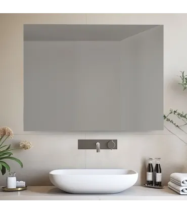 Specchio da bagno retroilluminato reversibile AURORA LED 70x90 Made in Italy
