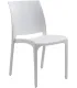 Sedia set 4 pz in resina impilabile made in Italy design per interno esterno SOFIA Bianca