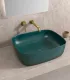 Lavabo Verde Opaco da appoggio
