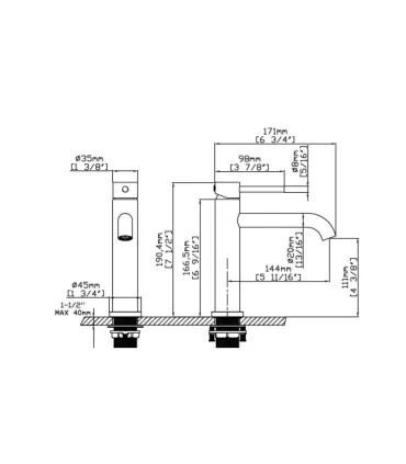 Miscelatore Lavabo " Artemis Inox Satinato" I KARAG I Ap shop