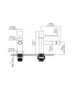 Miscelatore bidet in acciaio inox, finish oro spazzolato I KARAG I Ap shop