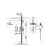 Set Doccia con Miscelatore Incasso a 2 Vie "Artemis Rose Gold" I KARAG I Ap shop
