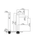 Miscelatore Lavabo Alto "Artemis Rose Gold" I KARAG I Ap shop