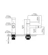 Miscelatore Bidet "Artemis Rose Gold" I KARAG I Ap shop
