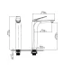 Miscelatore Lavabo Alto "Lea Gun Metal" I KARAG I Ap shop