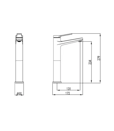 Miscelatore Lavabo Alto "Andare" I KARAG I Ap shop