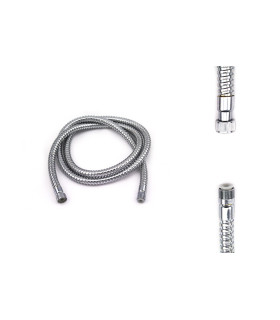 TUBO FLESSIBILE PER DOCCIA IN OTTONE CROMATO F 3/8" X M 15/1 CM 150