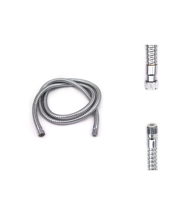 TUBO FLESSIBILE PER DOCCIA IN OTTONE CROMATO F 3/8" X M 15/1 CM 150