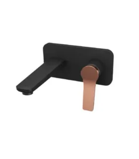 Miscelatore Lavabo da Incasso "Andare Nero-Rose Gold" I KARAG I Ap shop