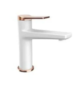 Miscelatore Lavabo "Andare Bianco- Rose Gold" I KARAG I Ap shop