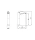 Miscelatore Lavabo Alto "Andare Bianco- Rose Gold" I KARAG I Ap shop