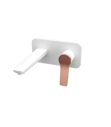 Miscelatore Lavabo da Incasso "Andare Bianco-Rose Gold" I KARAG I Ap shop