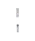TUBO FLESSIBILE PER DOCCIA IN OTTONE CROMATO F 3/8" X M 15/1 CM 150