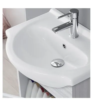 Mobile Bagno Sospeso "Stella" 55cm in Nobilitato Melaminico Grigio I Ap shop