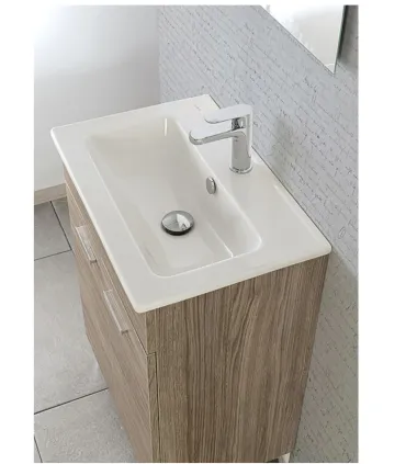 Mobile Bagno a Terra "Greta" 60cm in Nobilitato Melaminico Rovere di Tropea I Ap shop