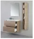 Mobile Bagno Sospeso "Greta" 80cm in Nobilitato Melaminico Rovere di Tropea I Ap shop