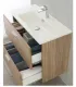 Mobile Bagno Sospeso "Greta" 80cm in Nobilitato Melaminico Rovere di Tropea I Ap shop