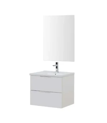 Mobile Bagno Sospeso "Rialto" 100cm in Nobilitato Melaminico Bianco Opaco I Ap shop