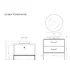 Mobile bagno per lavabo "Venus" 80cm in nobilitato melaminico ed mdf I Ap shop